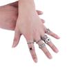 Personality Width Male Spades A Hip-hop Irregular Ring Men Finger Ring Korean Style Ring Punk Style