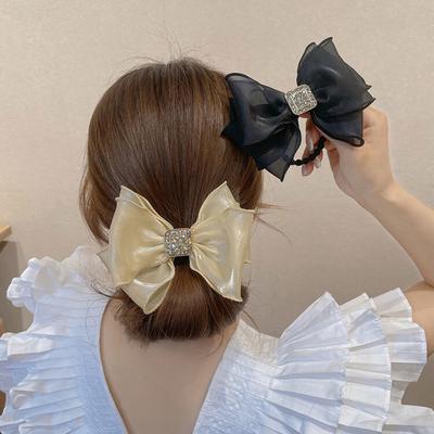 Women's Daily Cubic Chiffon Ribbon Hair Band Hair Ring