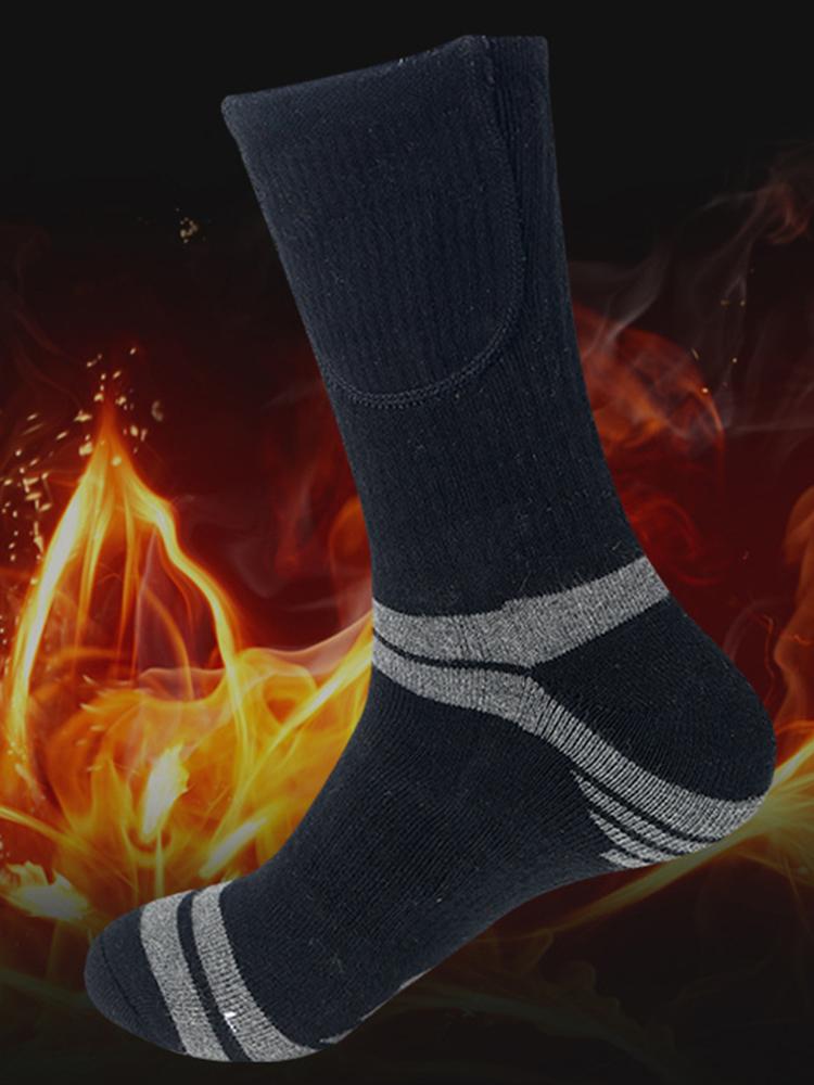 Unisex Thermal Insulated Socks Washable Electric Thermal Socks Elastic Thickened Winter Outdoor Must Have