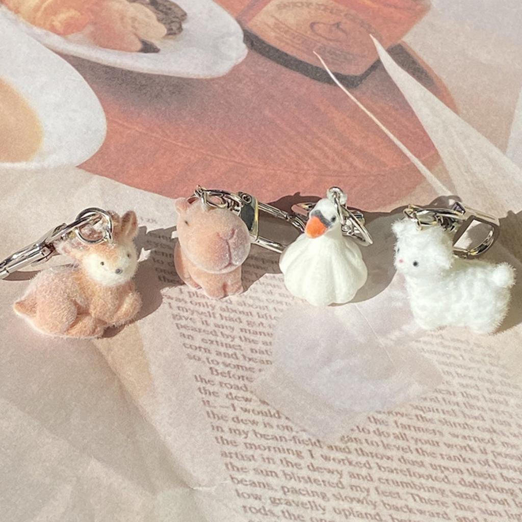 Adorabile Alpaca Cervo Capibara Aglio Oca Portachiavi Simpatici Design Animali Portachiavi Ciondolo Aggiunge Divertimento Alle Tue Chiavi E Alla Vita