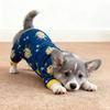 Soft Cotton Dog Pajamas Onesie for Small Medium Dogs - Polyester, Cozy, Wrinkle-Resistant Four-Legged Pet Apparel
