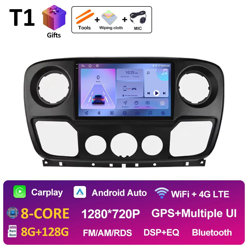 For Renault Master Lll 3 2011 - 2021 GPS Navigation Car Radio Video Multimedia Player Android 14 WIFI Wireless Carplay Head Unit