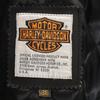 Harley Davidson Kurtka motocyklowa ze skóry naturalnej 36 czarna pojedyncza Męska Używana