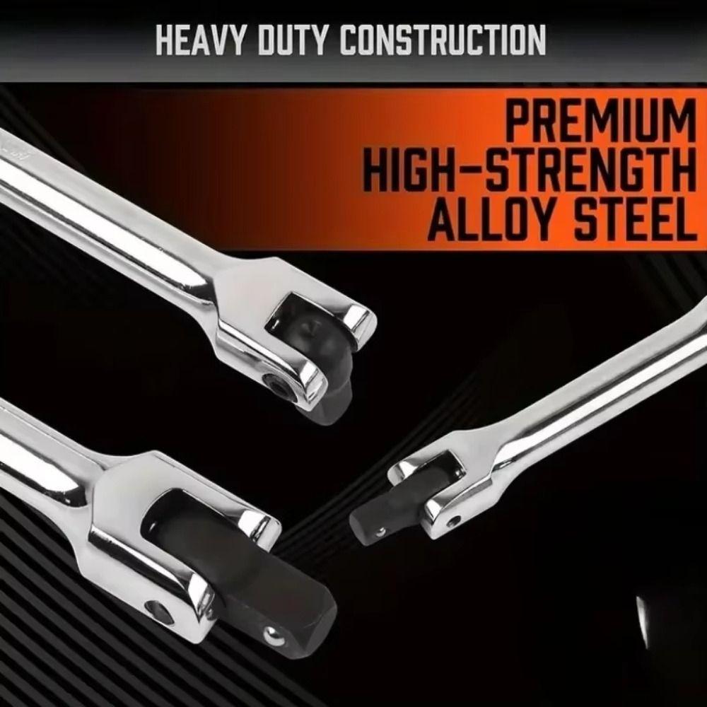 1/2 Inch Drive Breaker Bar Strong Force Lever Steering Handle Repair Tool Torque Wrench Hand Tool