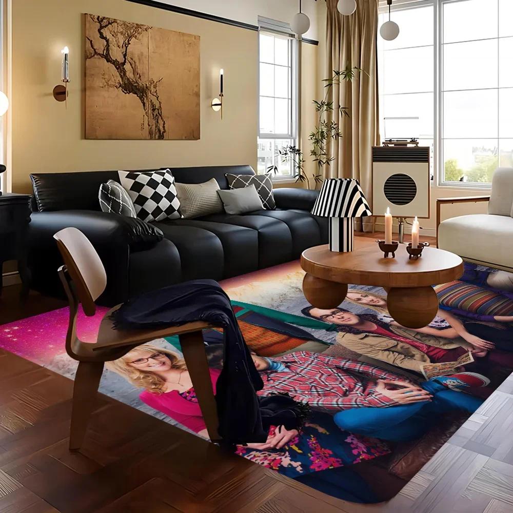 The Big Bang Theory Bathroom Mat INS Style Soft Bedroom Floor House Laundry Room Mat Anti-skid Welcome Doormat