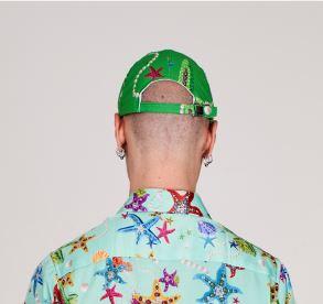 GREEDILOUS Ocean Pearl Print Ball Cap