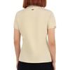 Li Ning Fitness Series Solid Color Breathable Comfortable Sports Polo Shirt Women Tops Light-Milk-Brown APLT084-4