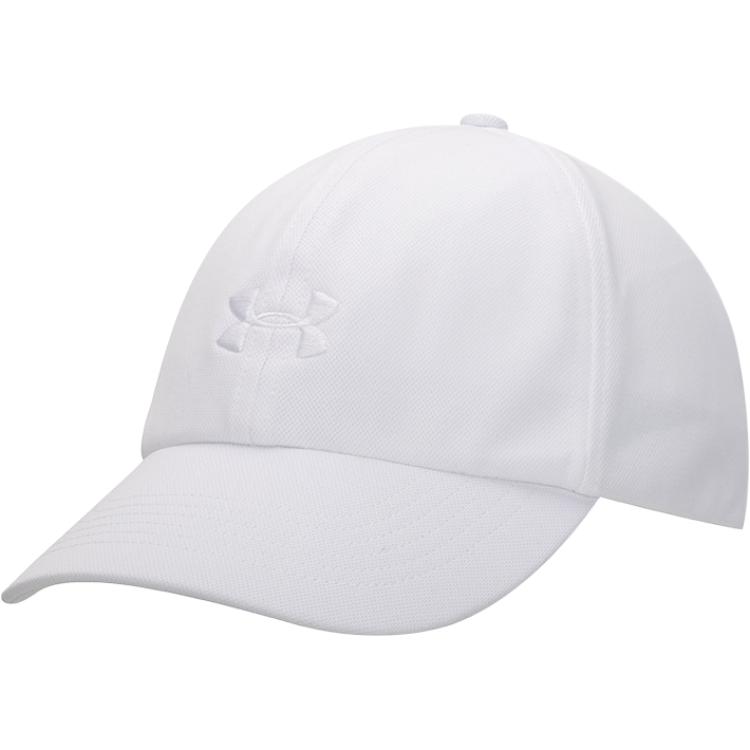 Under Armour Polyester Baseball Caps Women s White 1351267-100/XYY202505219/44716 OSFA