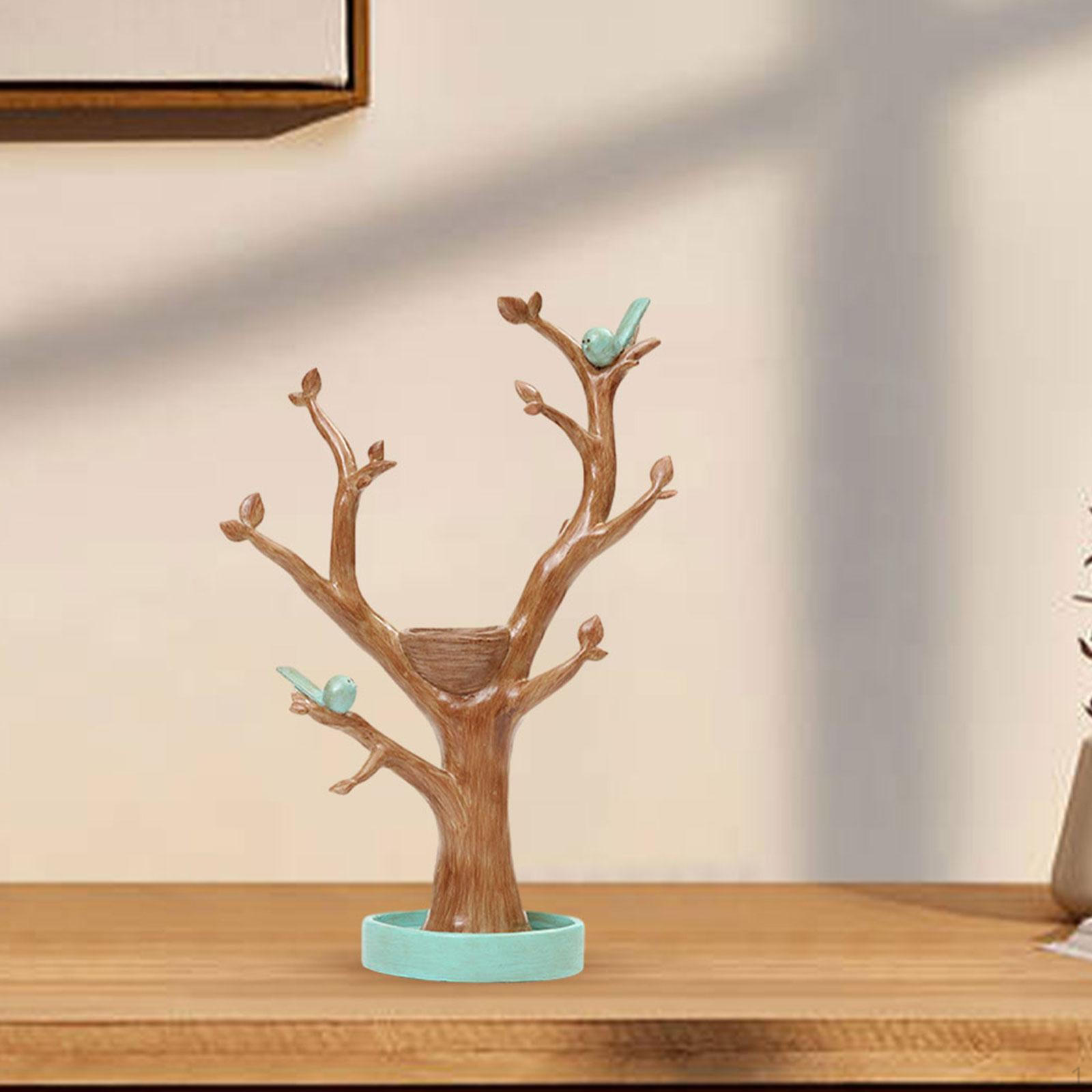 

Элегантный органайзер для ювелирных изделий с дизайном дерева для дома и офиса Green Base