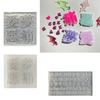 Unique DIY Craft Moulds Gothic Ornament Mould Cute Letter Silicone Molds Silicone Material for Nail Art Decorations