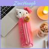 Hello Kitty Cartoon Federmäppchen mit großem Fassungsvermögen für die Aufbewahrung in der Schule und als Geschenk
