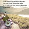 Gold Color Outdoor Compass Copper Camping Compass High-Grade Portable Pocket Compass  Navigation