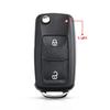 Pouzdro na klíč s dálkovým ovládáním pro Vw Eos Golf Jetta Polo Tiguan Pro Skoda Rapid Superb Octavia Fabia Pro Seat Ibiza Leon