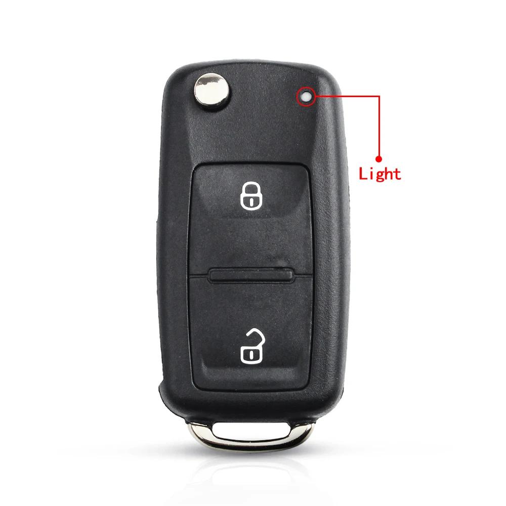Pouzdro na klíč s dálkovým ovládáním pro Vw Eos Golf Jetta Polo Tiguan Pro Skoda Rapid Superb Octavia Fabia Pro Seat Ibiza Leon