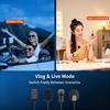 3-in-1 Universal Wireless Lapel Microphone, Noise Reduction Mic For Live Shooting, Compatible With iOS, Android, Computer