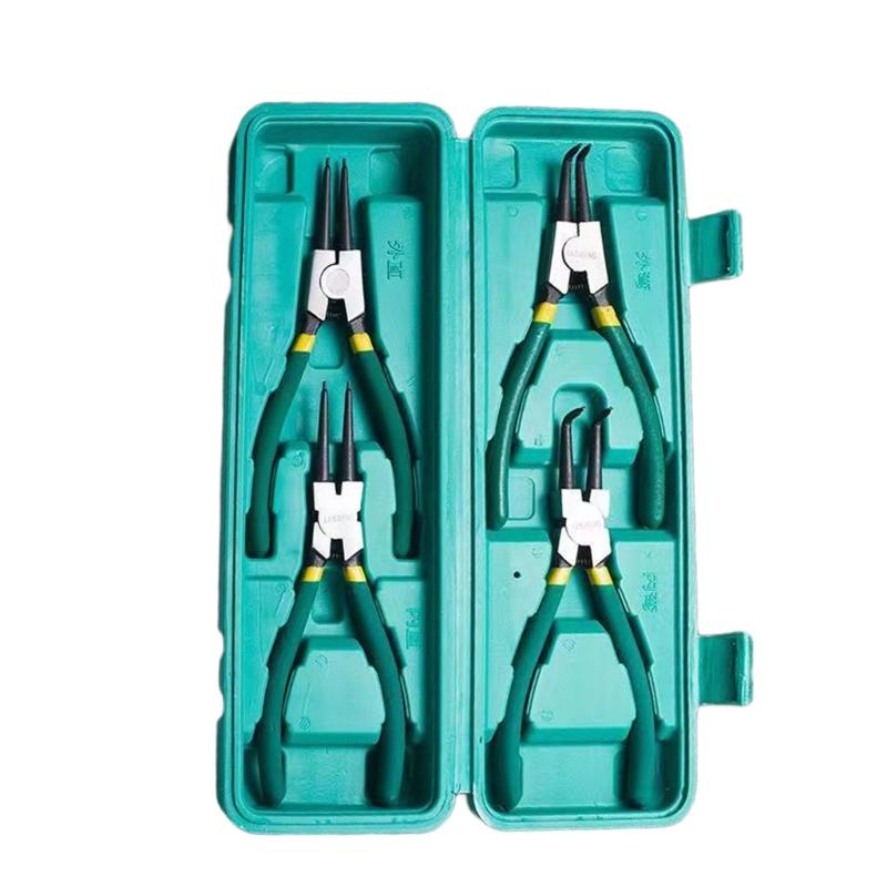 Practical Circlip Pliers Kit with Ergonomic Nonslip Handle Includes Storage Case for Easy Portability and Organization