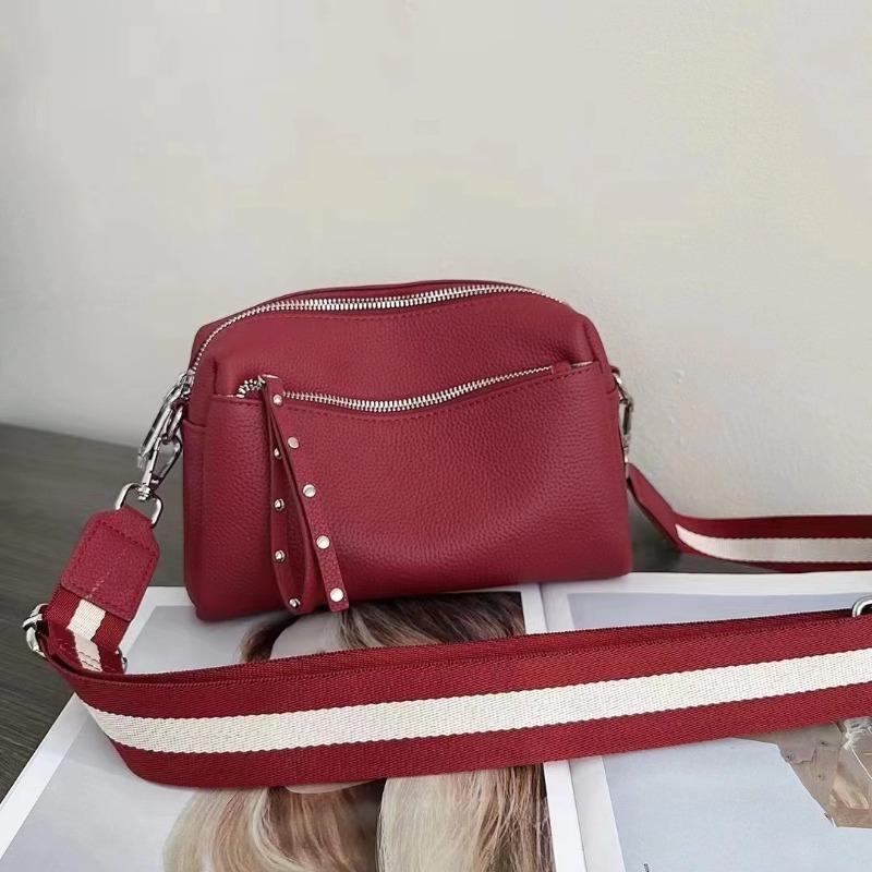 Leather Broadband Shoulder Bag TOO First-layer Cowhide Messenger Bag Niche Versatile Camera Bag Women's Bag