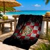 Atletico Belgrano Crest Beach Towel, Quick-drying, Easy To Care For, Suitable for Both Fitness and Beach Vacations,Sports Essential