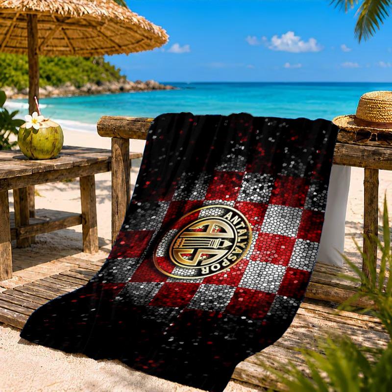 Atletico Belgrano Crest Beach Towel, Quick-drying, Easy To Care For, Suitable for Both Fitness and Beach Vacations,Sports Essential