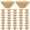 Filters Coffee Pot 50pcs Drip Type Hand-brewed Paper Cake Bowl Cup Machine Espresso Machines Powder Filtering Cups Travel