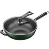 Utopia Wrought Iron Non-stick Stir-fry Wok