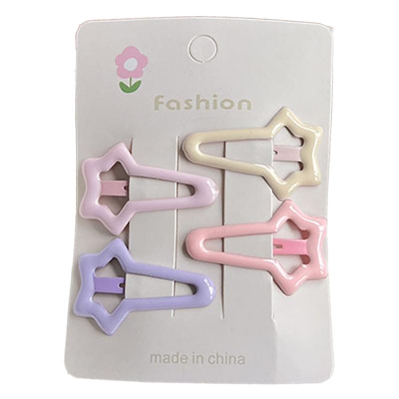 

4 шт. Детские заколки для волос, геометрические заколки для волос, заколки для волос для девочек, заколки для челки, детские аксессуары для волос