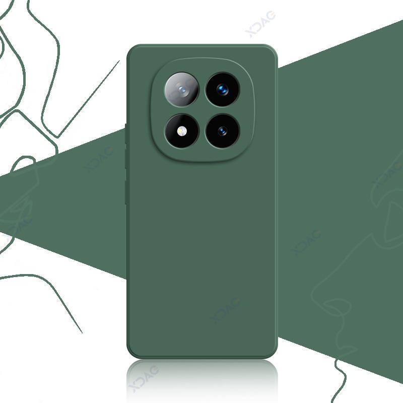 Phone Cases for Redmi Note 14 Pro Plus 5G Soft Square Liquid Silicone Back Cover RedmiNote14ProPlus Anti-fall Coque Bag