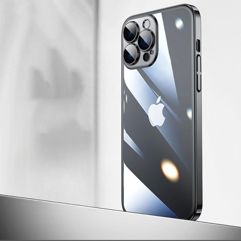 Anwendbar auf Apple 16 Handyhülle Vollumschließend Einfach PC Galvanisiert IPhone 15 Promax Schutzhülle Transparent 14/13 Hart