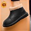 Snow Boots for Men Waterproof Rain Shoes Winter Warm Ankle Boots Non-slip Rubber Shoes Men's Platform Boots Outdoor Rainboots
