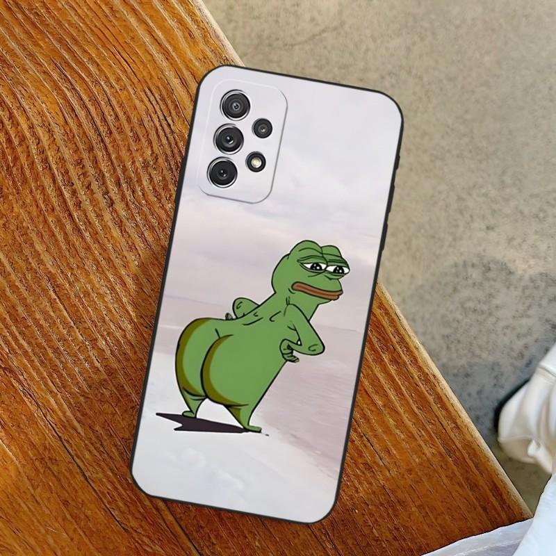 Pepe The Frog Handyhülle Für Samsung A14 A53 A52 A73 A32 A54 A33 A13 A21 A34 A71 A31 A22 A50 A20 A40 A23 Rückseite
