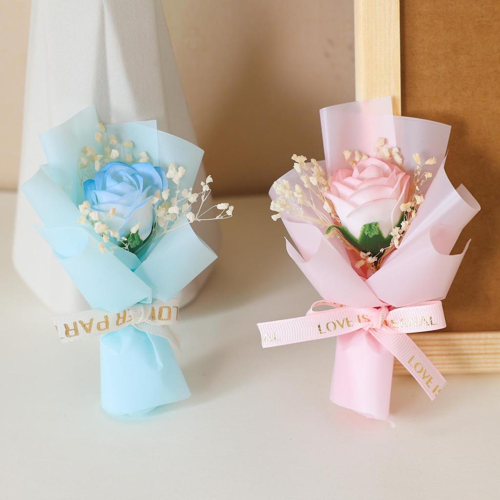 Car Bouquet Gift: Artificial Rose Soap Flowers for Girlfriend, Bestie, or Mom - Perfect for Christmas or Birthday!