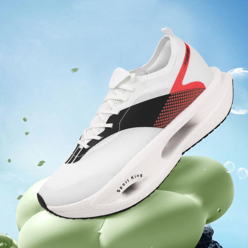 Men's Sports Shoes Full Palm Carbon Plate Running Shoes Men's and Women Marathon Racing Shock-absorbing Athletics Training Shoes