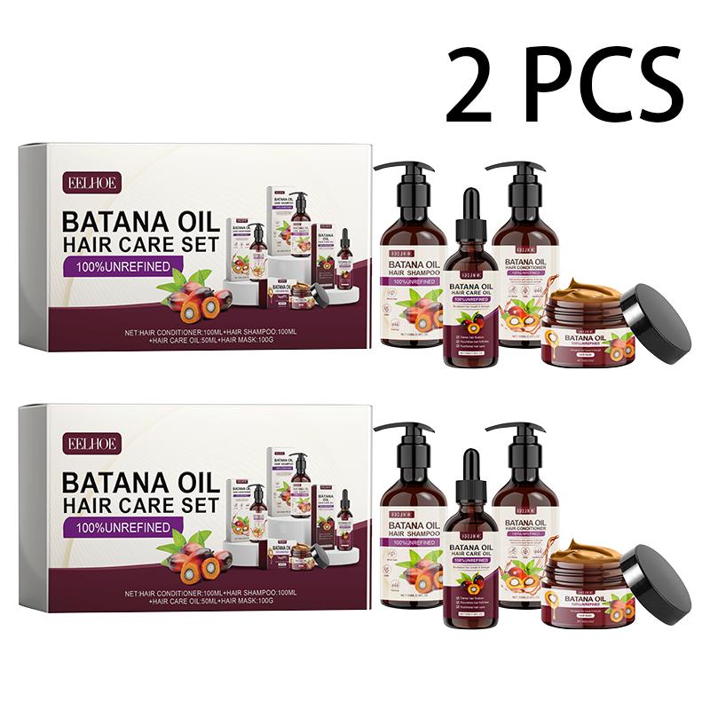 EELHOE Batana Oil Volumizing Conditioning Set Repair Hair Frizz Nourish Hair Smooth Hair Care