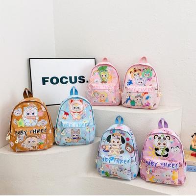 Children's Backpack POP MART Cute Baby Backpack Boys and Girls Cartoon Kindergarten School Bag