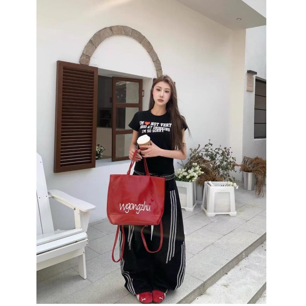 Nadměrná velikost Retro Prané Dekonstruované Šavlové Třípruhé Patchworkové Džíny Široké nohavice