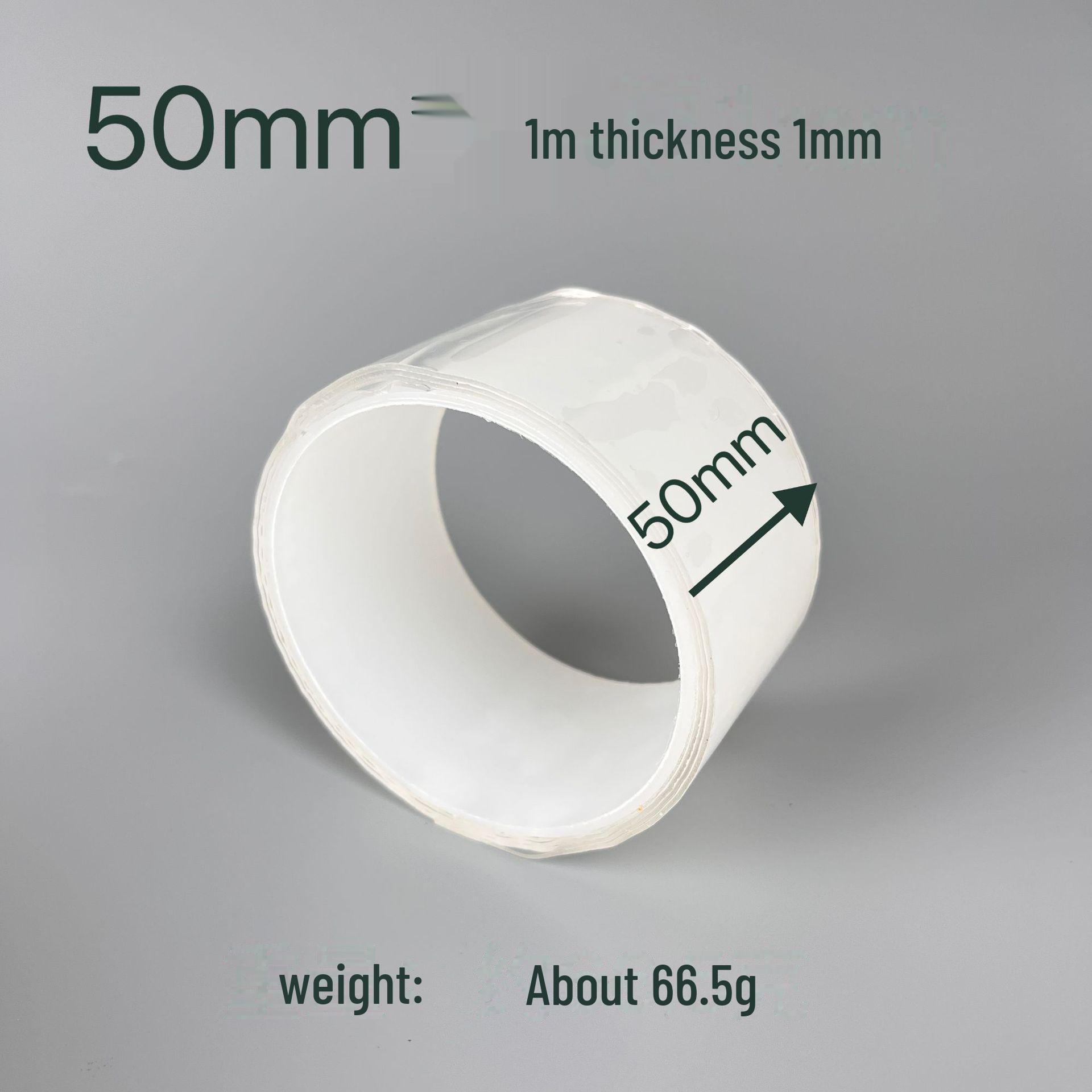 

Акрилова нано двостороння водонепроникна прозора стрічка з безслідним клеєм для стін і автомобілів 50mm*1m, thickness 1mm прозорий