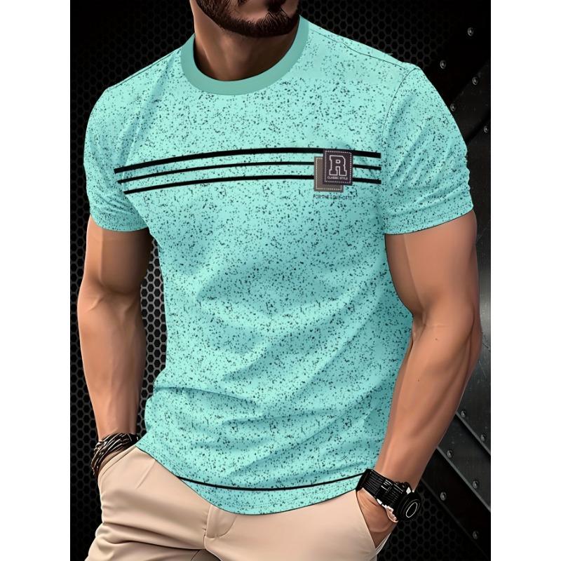 Men s round neck men s T-shirt S