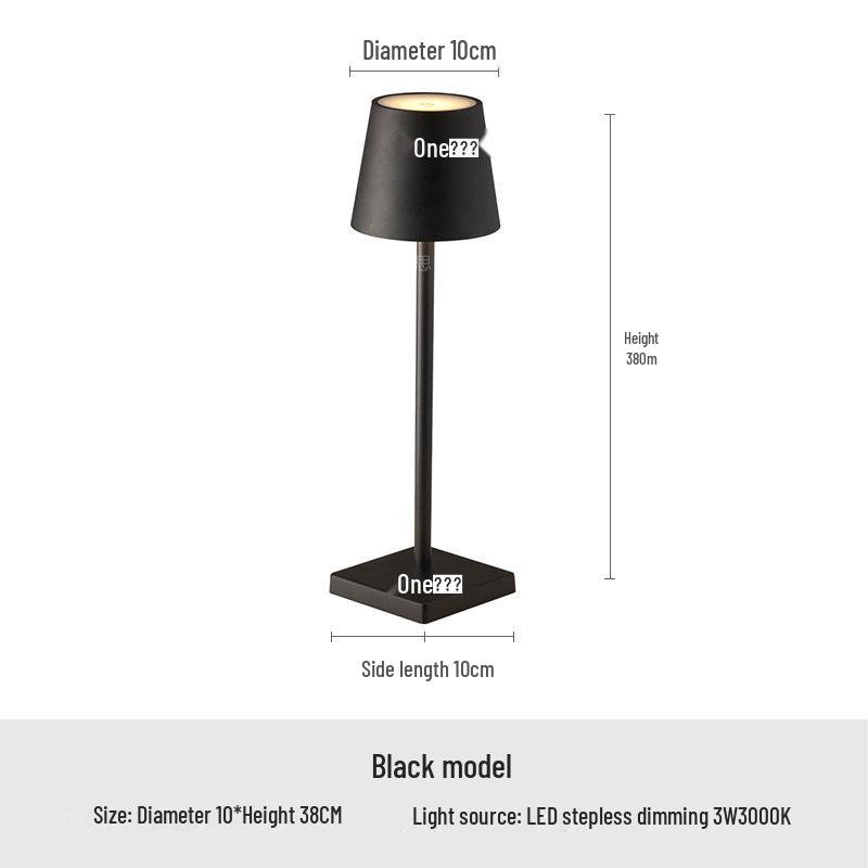 All-Aluminum USB Touch Bar Lamp: Modern Minimalist Night Light for Home or KTV