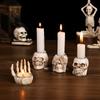 With Built-in Metal Tray Skeleton Palm Candlestick Candle Holder  Escape Room