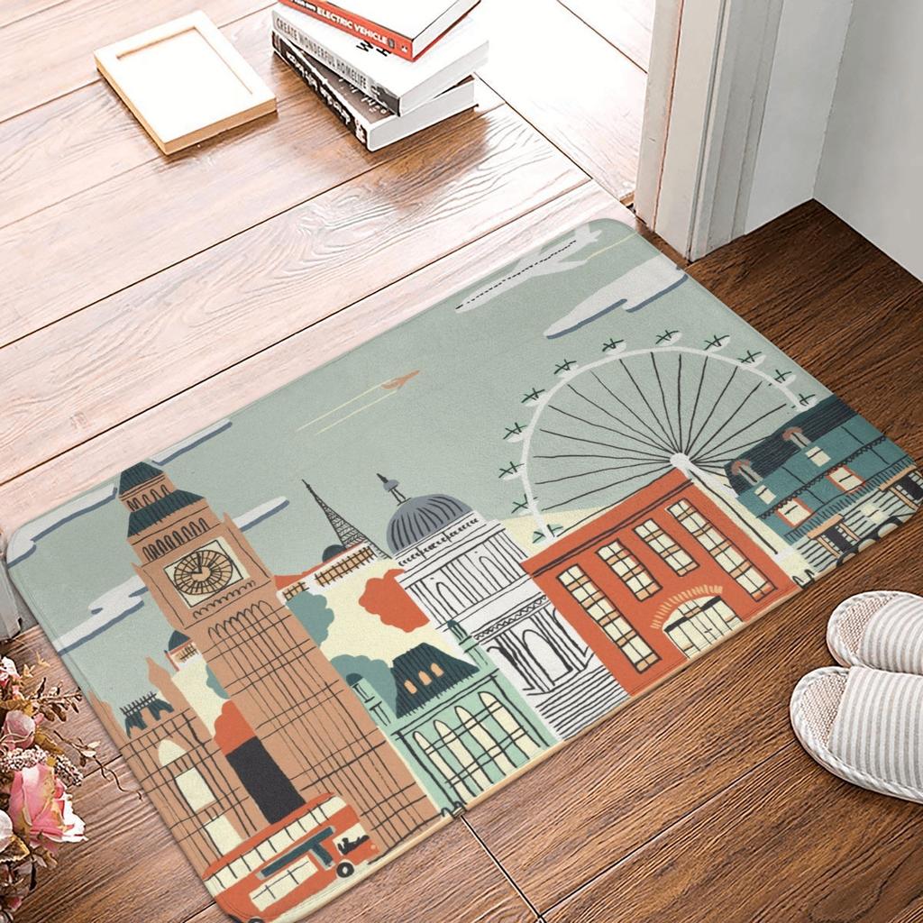 British Soldiers Front Door Floor Entrance Mats Indoor England London Kitchen Bathroom Doormat Garage Carpet Rug