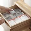 Plastic 3-Compartment Desktop Organizer Box for Socks & Underwear