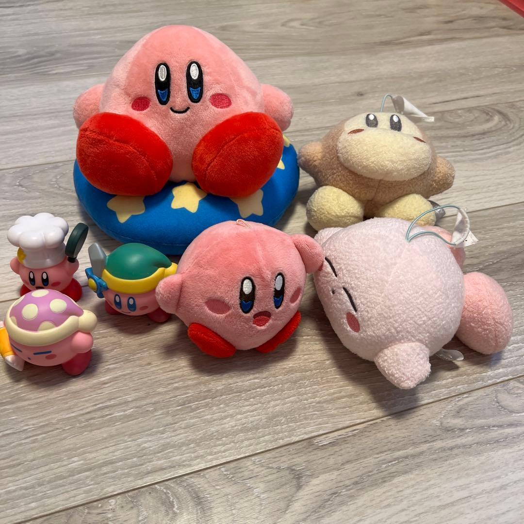 Kirby stuffed toy figures set of 6