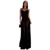 2026 Backless Hanging Neck Sexy Mesh See Through Long Dress New Fashion Black Elegant A-line Dress Women Sleeveless Summer Slim Party Dress