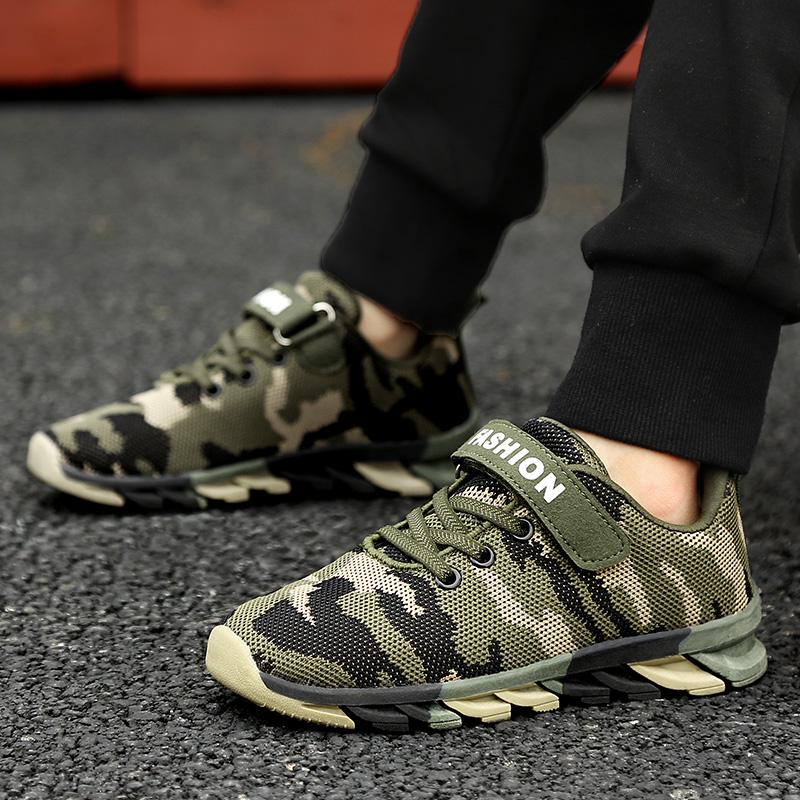 Gift Children Tennis Running Boys Camouflage Sneakers Student Breathable Comfortable Boy Casual Sports Shoes Kids Ready To Ship