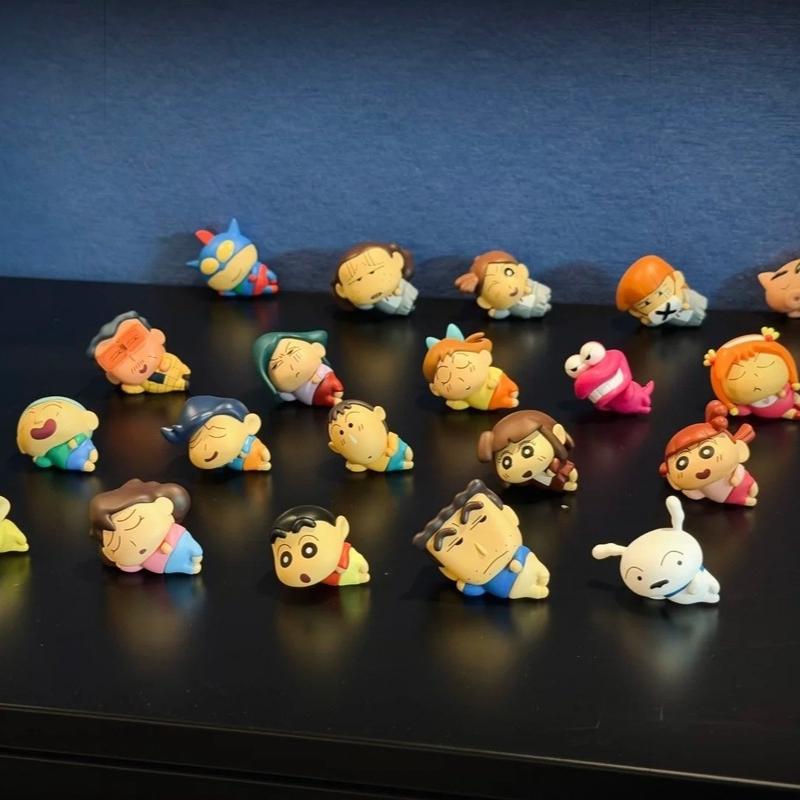 Original Crayon Shin Chan Crayon Minime Series Lazy Chill Animation Cute Crayon Shin Chan Small Doll Festival Present