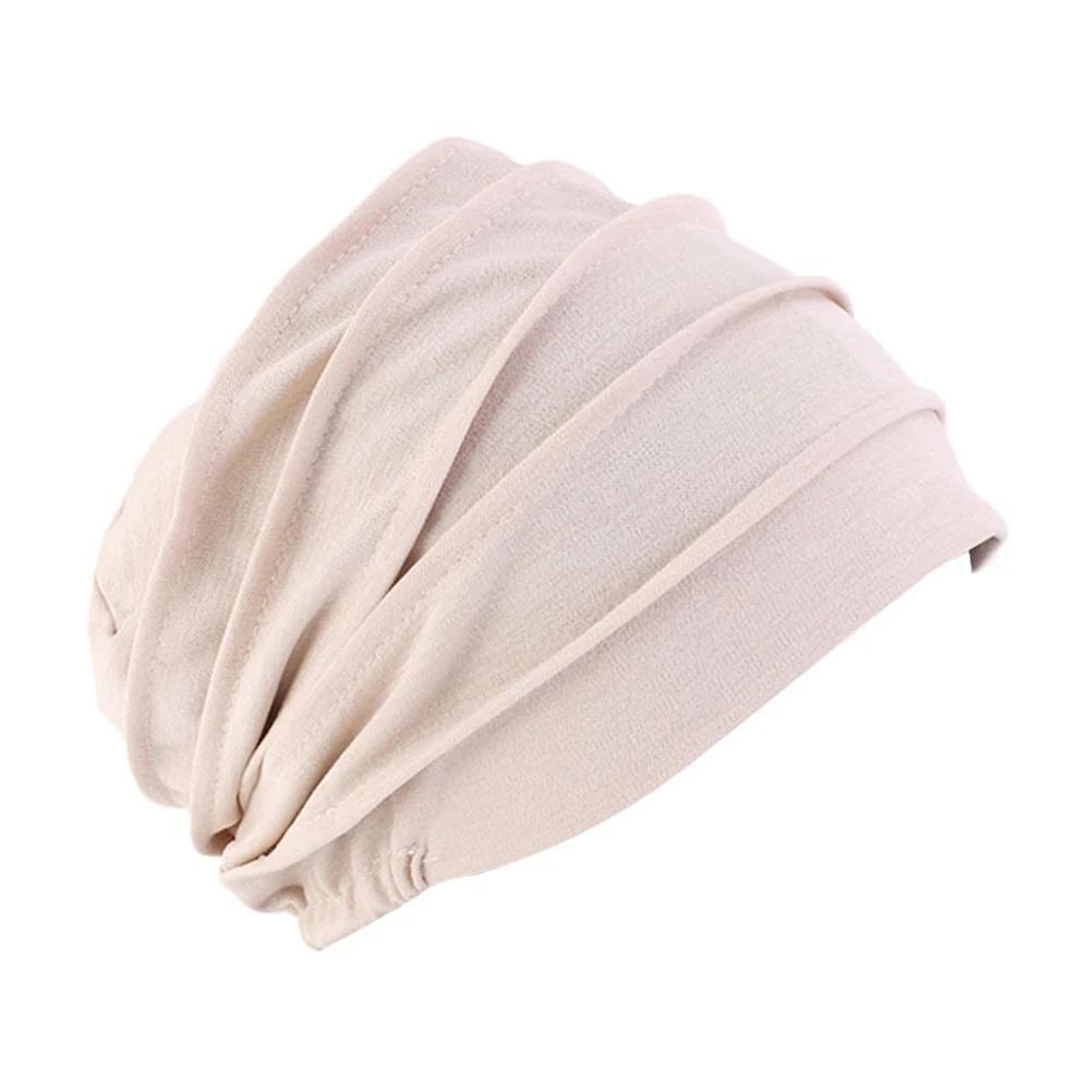 Cotton Women's Baggy Slouchy Beanie Hat Sport Casual Headwear Hair Loss Headscarf Cancer Chemo Caps Spring Hat
