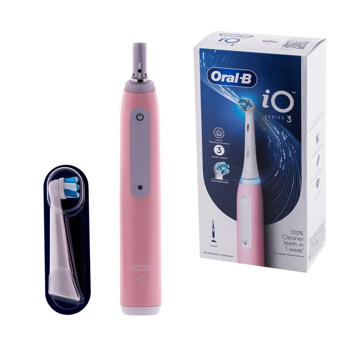 Joom Oral-B Rosa Io 3 Elektrische Zahnbürste 3 Reinigungsmodi