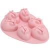 3D   Shape Silicone Mold Cake Baking Pan Hollow Ice Cream Chocolate Mold Tool