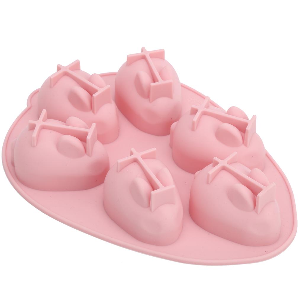 3D Shape Silicone Mold Cake Baking Pan Hollow Ice Cream Chocolate Mold Tool