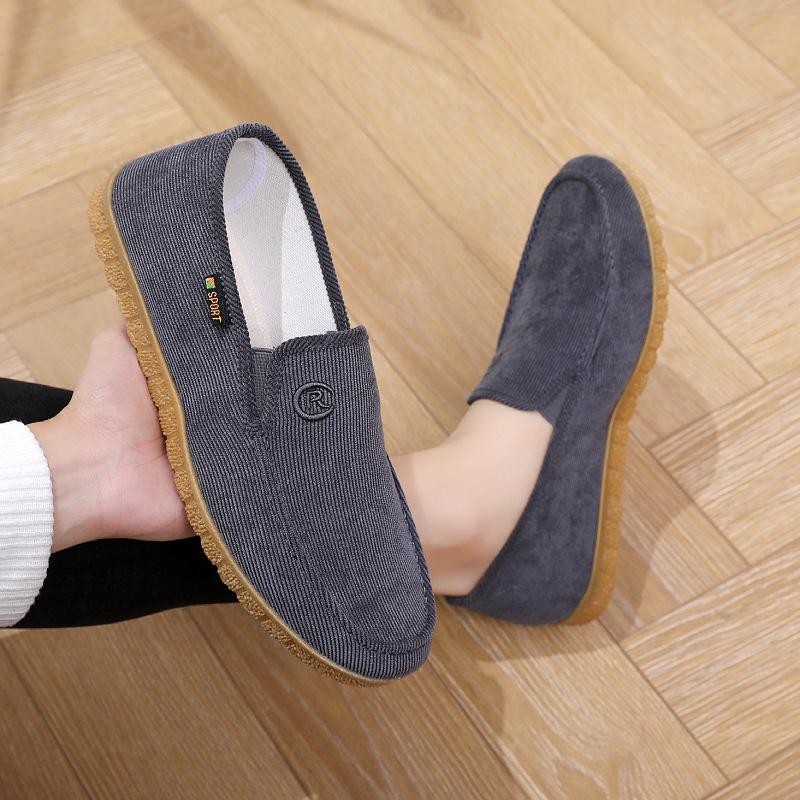 

Cloth shoes spring and autumn non-slip men s casual men s shoes driver shoes one pedal lightweight 44